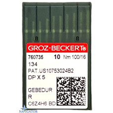 Промислові швейні голки 134, DPx5 № 100 Gebedur упаковка 10 шт.