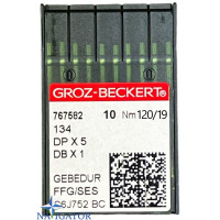 голка 134, DPx5 № 120 SES Gebedur для трикотажу 10 шт