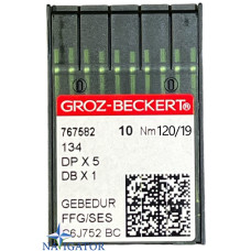 голка 134, DPx5 № 120 SES Gebedur для трикотажу 10 шт