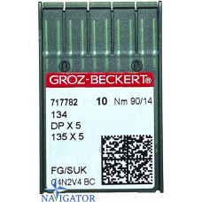 Промислові швейні голки 134, DPx5 № 90 SUK упаковка 10 шт