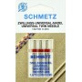 Подвійні універсальні голки Schmetz Universal Twin 130/705 H ZWI № 1,6/70, № 2,0/80, № 3,0/90