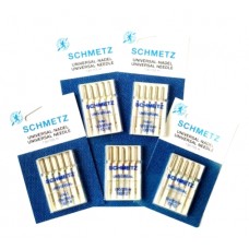 Голки універсальні Schmetz Universal № 70, 80, 90, 100, 110 - 5 комплектів