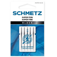 Голки Schmetz Super Fine Black 130/705 H-SU XS № 70