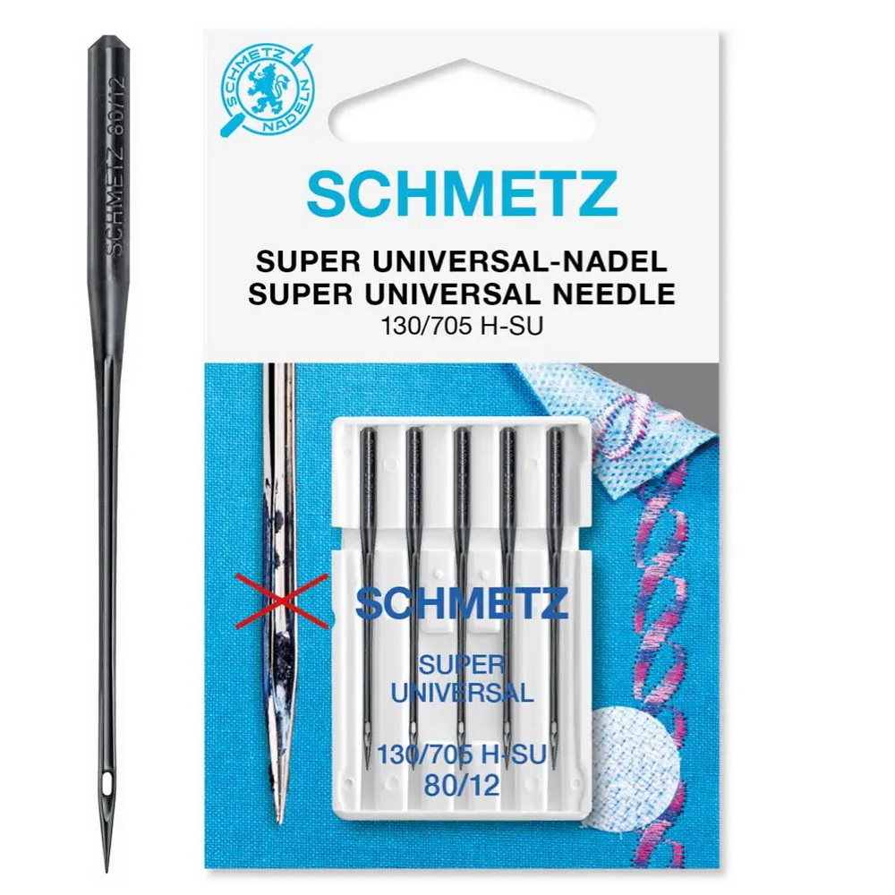 Голки Schmetz Super Universal універсальні № 80