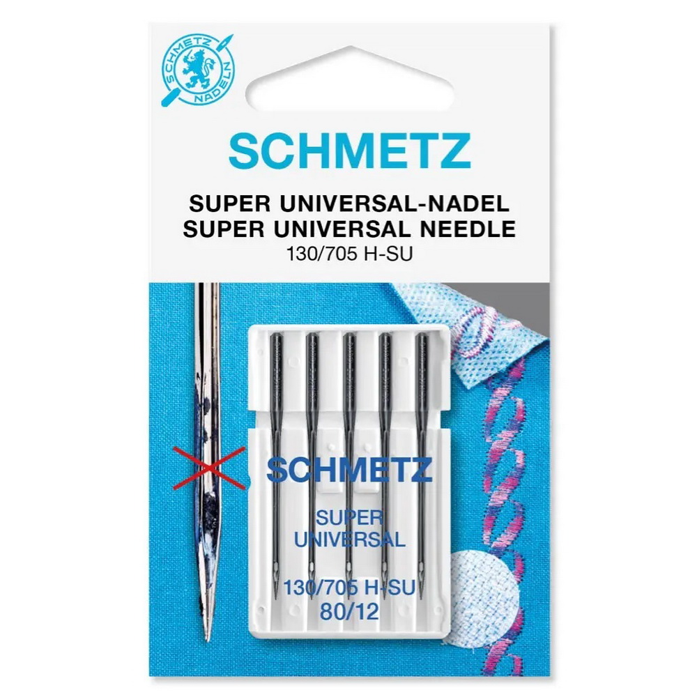 Голки Schmetz Super Universal універсальні № 80