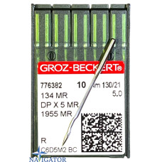 голки 134 MR, DPx5 MR, 1955 MR № 130 для бездоганних швів. Groz Beckert. 10 шт
