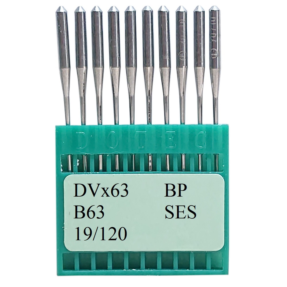 Иглы DVx63 SES № 120 Dotec для распошивальных машин, трикотажные ткани