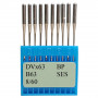 Иглы DVx63 SES № 60 Dotec для распошивальных машин, трикотажные ткани