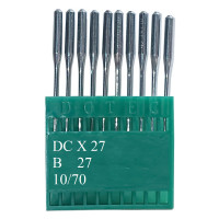 Промислові швейні голки Dotec DCx27, B27 № 70 для оверлоків, 10 шт.