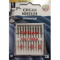 Иглы ассорти ORGAN UNIVERSAL №70-90 10 штук