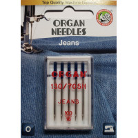 ИГЛЫ ДЛЯ ДЖИНСА ORGAN JEANS № 100 5 штук