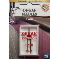 ИГЛА ДВОЙНАЯ УНИВЕРСАЛЬНАЯ ORGAN TWIN №90/4.0 1 штука