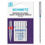 Голки легкодіючі Schmetz Quick Threading 705 HDK №90, 5 шт