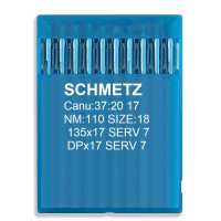 Игла Schmetz DPx17 SERV 7, 135x17 SERV 7 № 110, 10 шт