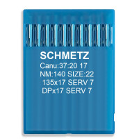 Игла Schmetz DPx17 SERV 7, 135x17 SERV 7 № 140, 10 шт