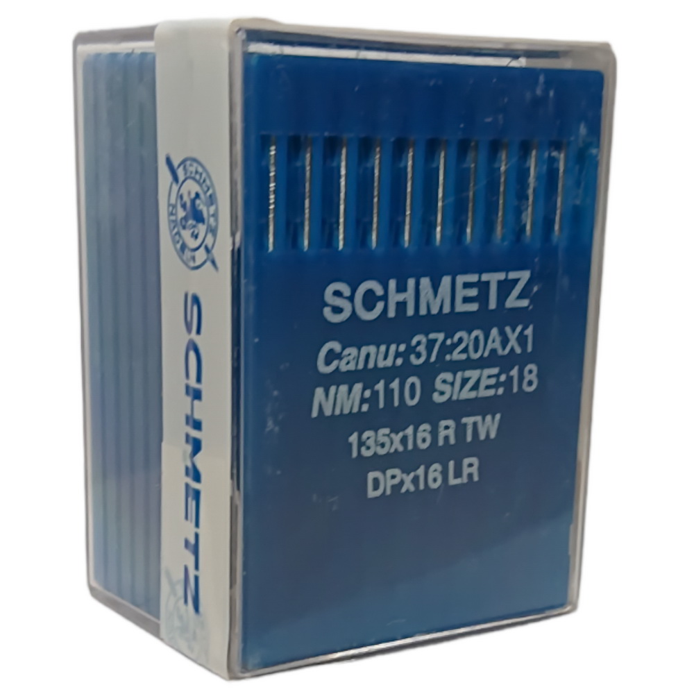 Промислові швейні голки для шкіри Schmetz 135x16 RTW №110, 10 шт.