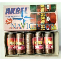 Нитка капронова AKBEL колір сірувато-коричневий