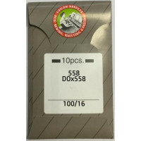 Голки швацькі 558 DOx558, розмір 100/16 Organ Needles