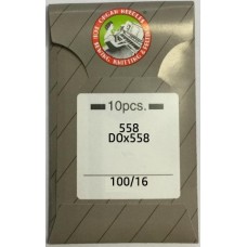 Голки швацькі 558 DOx558, розмір 100/16 Organ Needles