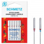 Иглы вышивальные Schmetz Embroidery 130/705 H-E, № 75-90