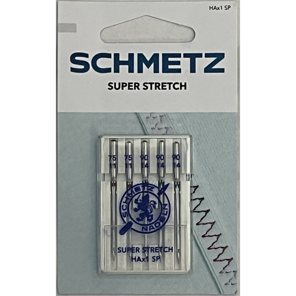 Голки Schmetz Super Stretch № 75-90 для трикотажу