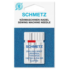 Подвійна голка Schmetz System 130/705 H ZWI BR № 100/8.00