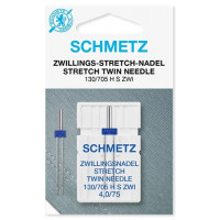 Игла двойная для трикотажа Schmetz Twin Stretch № 75/4,0