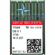 Промислові швейні голки DBх1, 1738 № 110 упаковка 10 шт