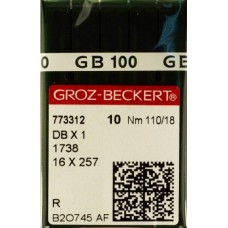 Промислові швейні голки DBх1, 1738 № 110 упаковка 100 шт