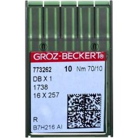 Промислові швейні голки DBх1, 1738 № 70 упаковка 10 шт