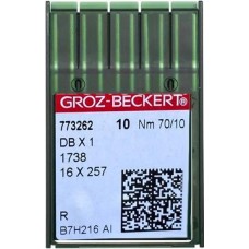 Промислові швейні голки DBх1, 1738 № 70 упаковка 10 шт