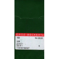 Игла Groz-Beckert 328, 214x1, DDx1, № 200/25, 10 шт