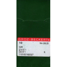 Голка Groz-Beckert 328, 214x1, DDx1, № 200/25, 10 шт