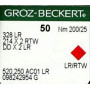  Голка Groz-Beckert 328LR, 214x2RTW, DDx2LR № 200 для шкіри