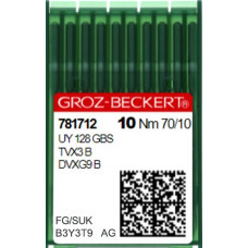 Голка UY 128 GBS FG/SUK № 70 для розпошивальних швейних машин 10 шт.