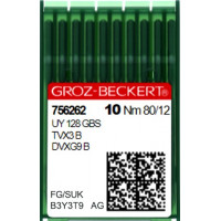 Голка UY 128 GBS FG/SUK № 80 для розпошивальних швейних машин 10 шт.