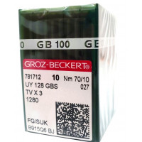 Голка UY 128 GBS FG/SUK № 70 для розпошивальних швейних машин 100 шт.