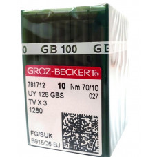 Голка UY 128 GBS FG/SUK № 70 для розпошивальних швейних машин 100 шт.