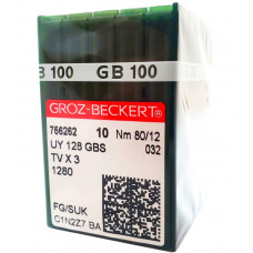 Голка UY 128 GBS FG/SUK № 80 для розпошивальних швейних машин 100 шт.