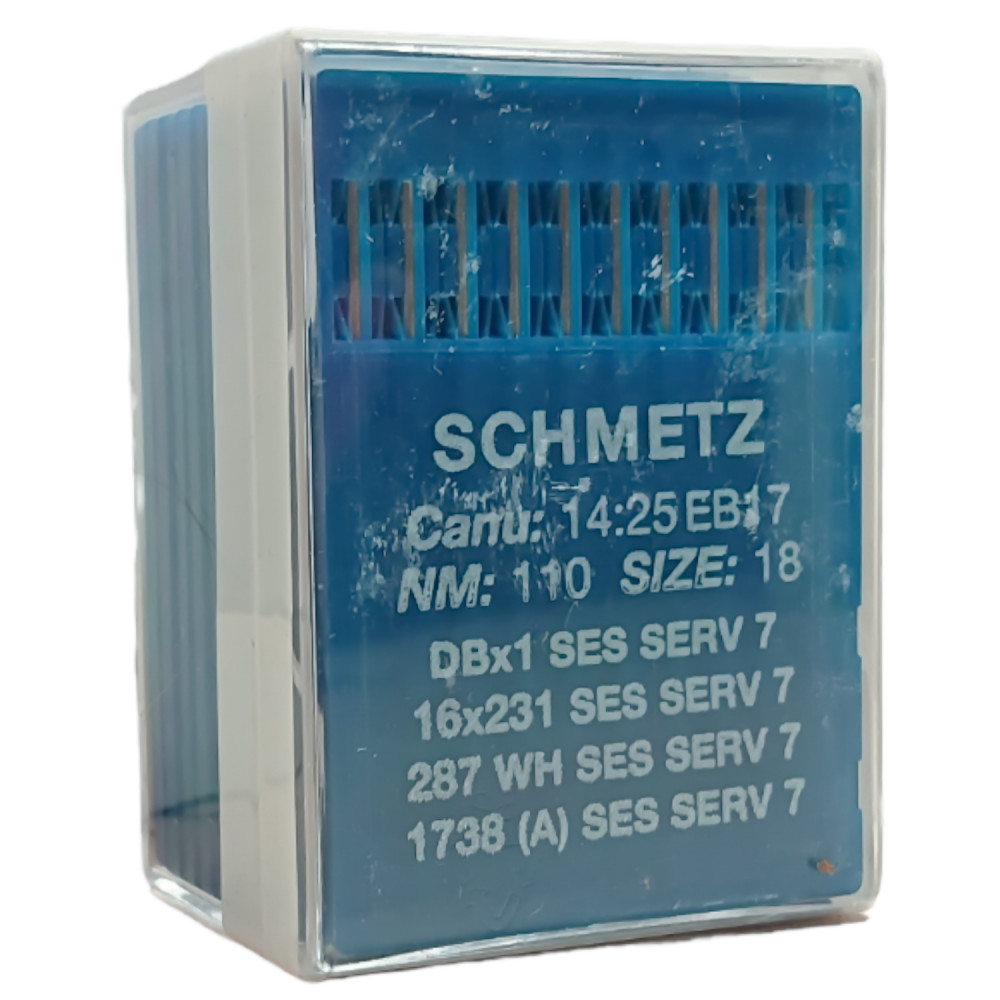 Голка Schmetz DBx1 SES SERV 7, 16x231 SES SERV 7, 287 WH SES SERV 7, 1738 (A) SES SERV 7 № 110 10 шт.