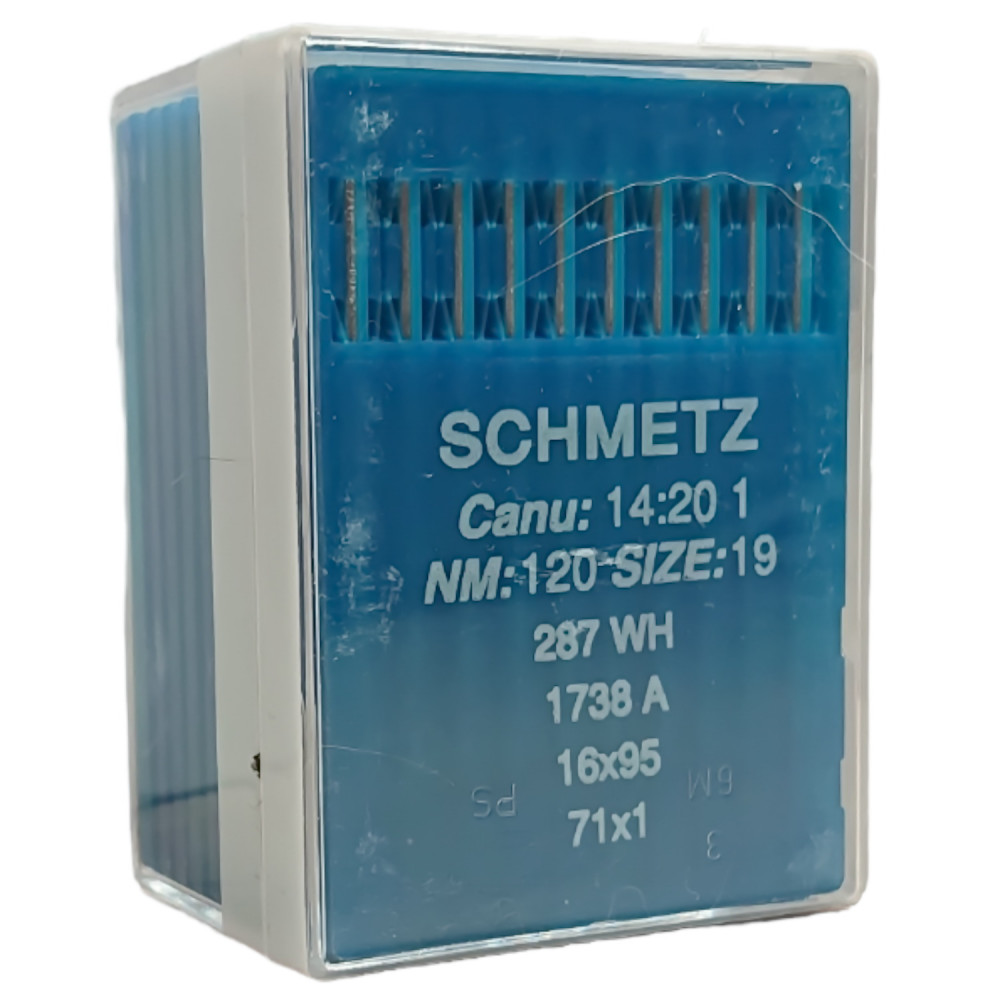 Голки Schmetz DBx1, 1738 (A), 287 WH, 16x95, 71x1 № 120 10 шт.