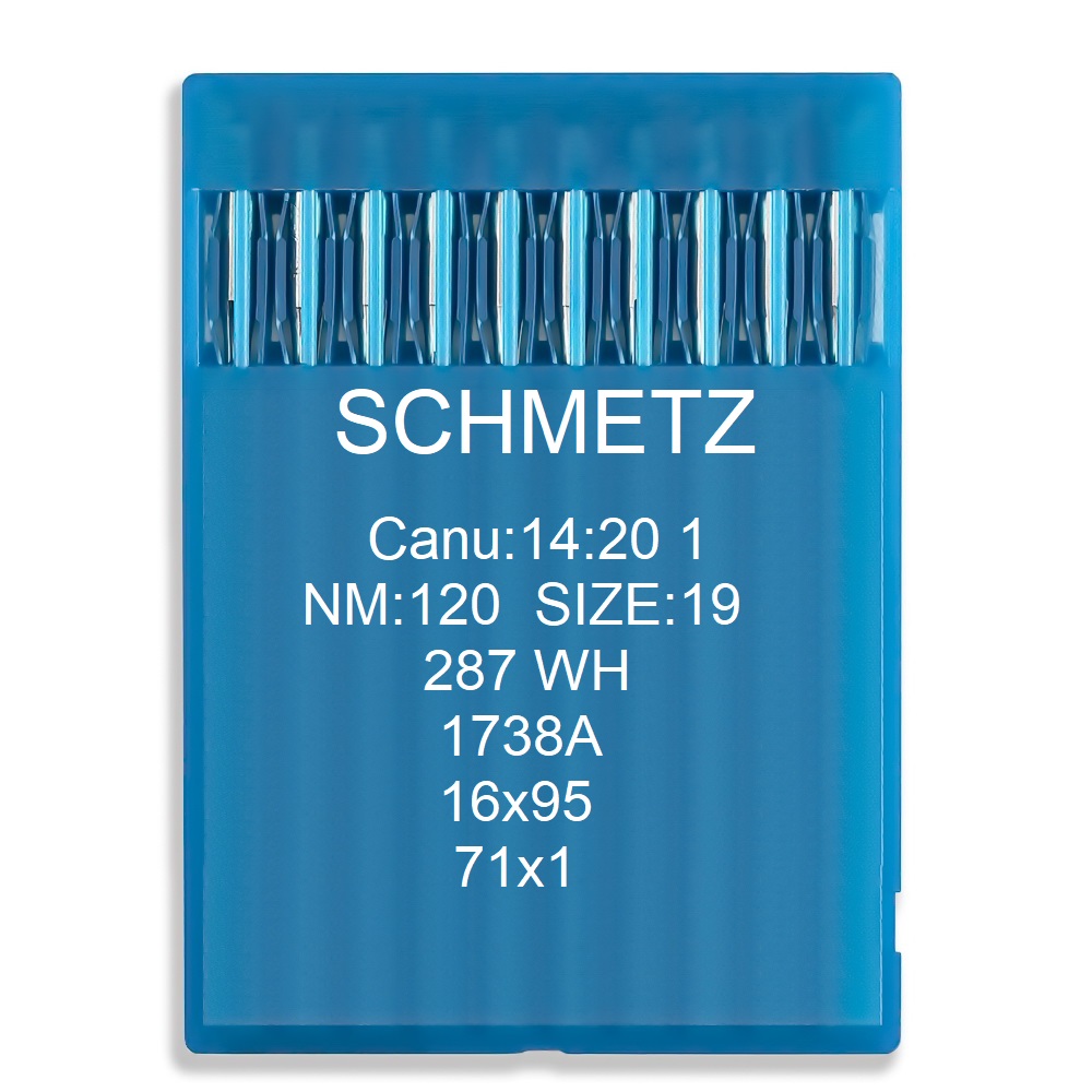 Голки Schmetz DBx1, 1738 (A), 287 WH, 16x95, 71x1 № 120 10 шт.