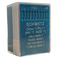 Голки Schmetz DBx1 SERV 7, 16x231 SERV 7, 287 WH SERV 7, 1738 (A) SERV 7 № 70 100 шт.