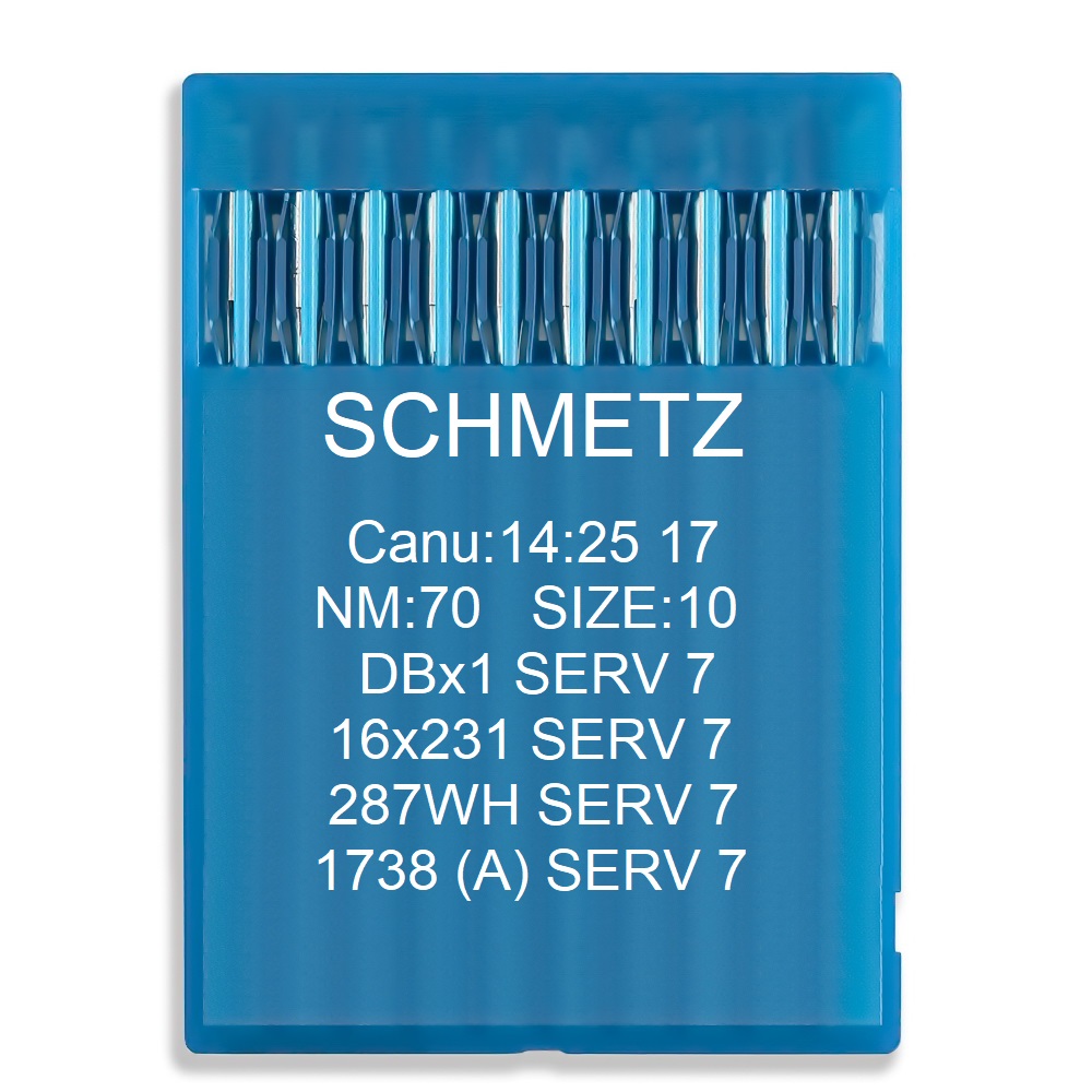 Голка Schmetz DBx1 SERV 7, 16x231 SERV 7, 287 WH SERV 7, 1738 (A) SERV 7 № 70 10 шт.