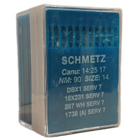 Игла Schmetz DBx1 SERV 7, 16x231 SERV 7, 287 WH SERV 7, 1738 (A) SERV 7 № 90 100 шт.