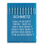Голка Schmetz DBx1 SES SERV 7, 16x231 SES SERV 7, 287 WH SES SERV 7, 1738 (A) SES SERV 7 № 90 10 шт.