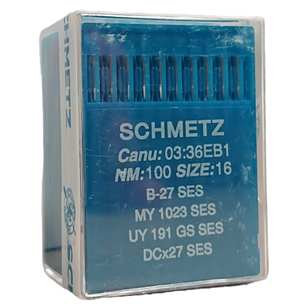 игла Schmetz B-27 SES, MY 1023 SES , UY 191 GS SES, DCx27 SES № 100 10 шт трикотаж 