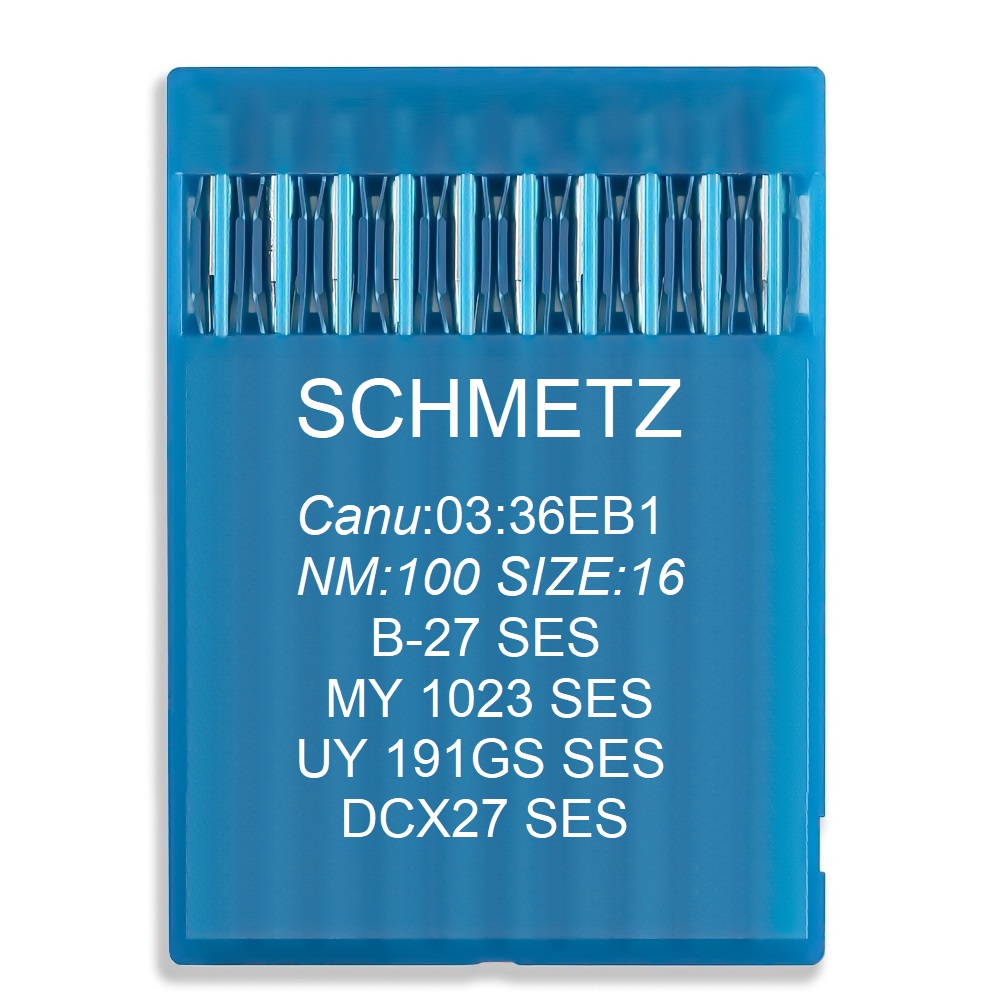 игла Schmetz B-27 SES, MY 1023 SES , UY 191 GS SES, DCx27 SES № 100 10 шт трикотаж 
