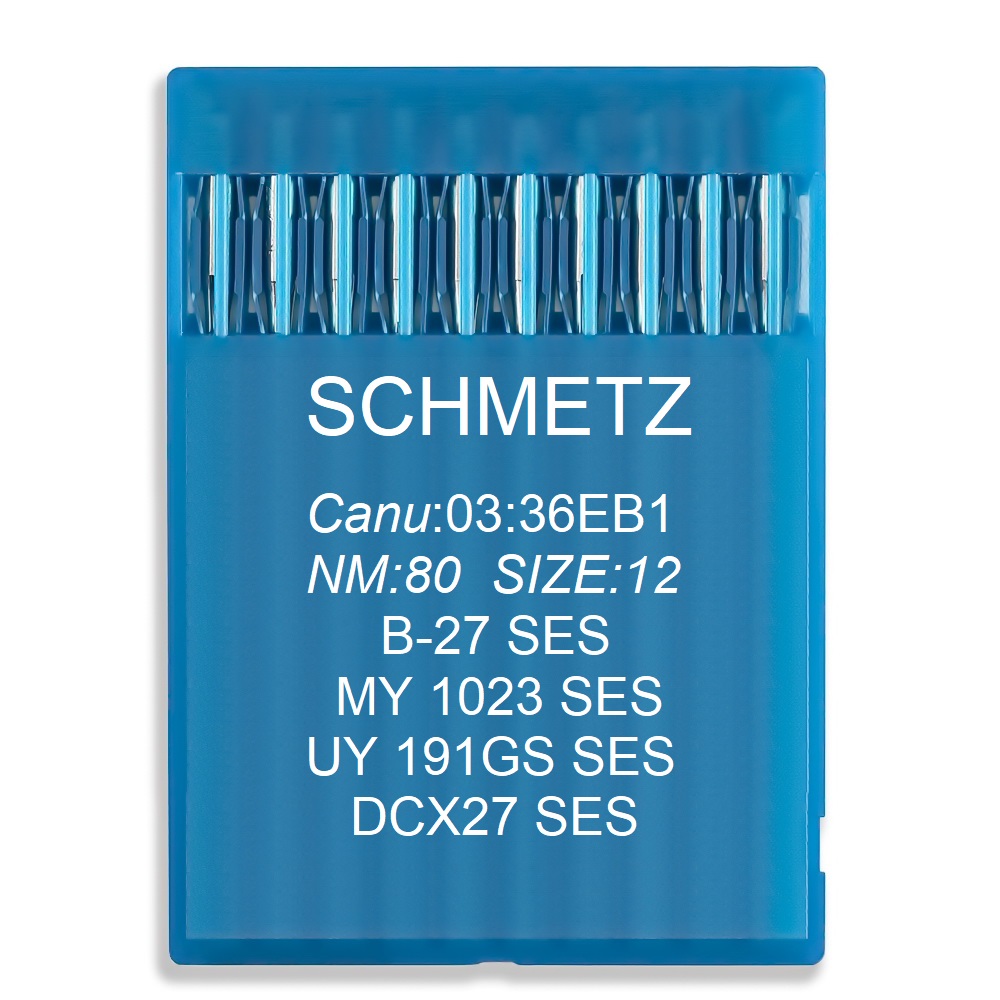 голка Schmetz B-27 SES, MY 1023 SES, UY 191 GS SES, DCx27 SES № 80 10 шт трикотаж