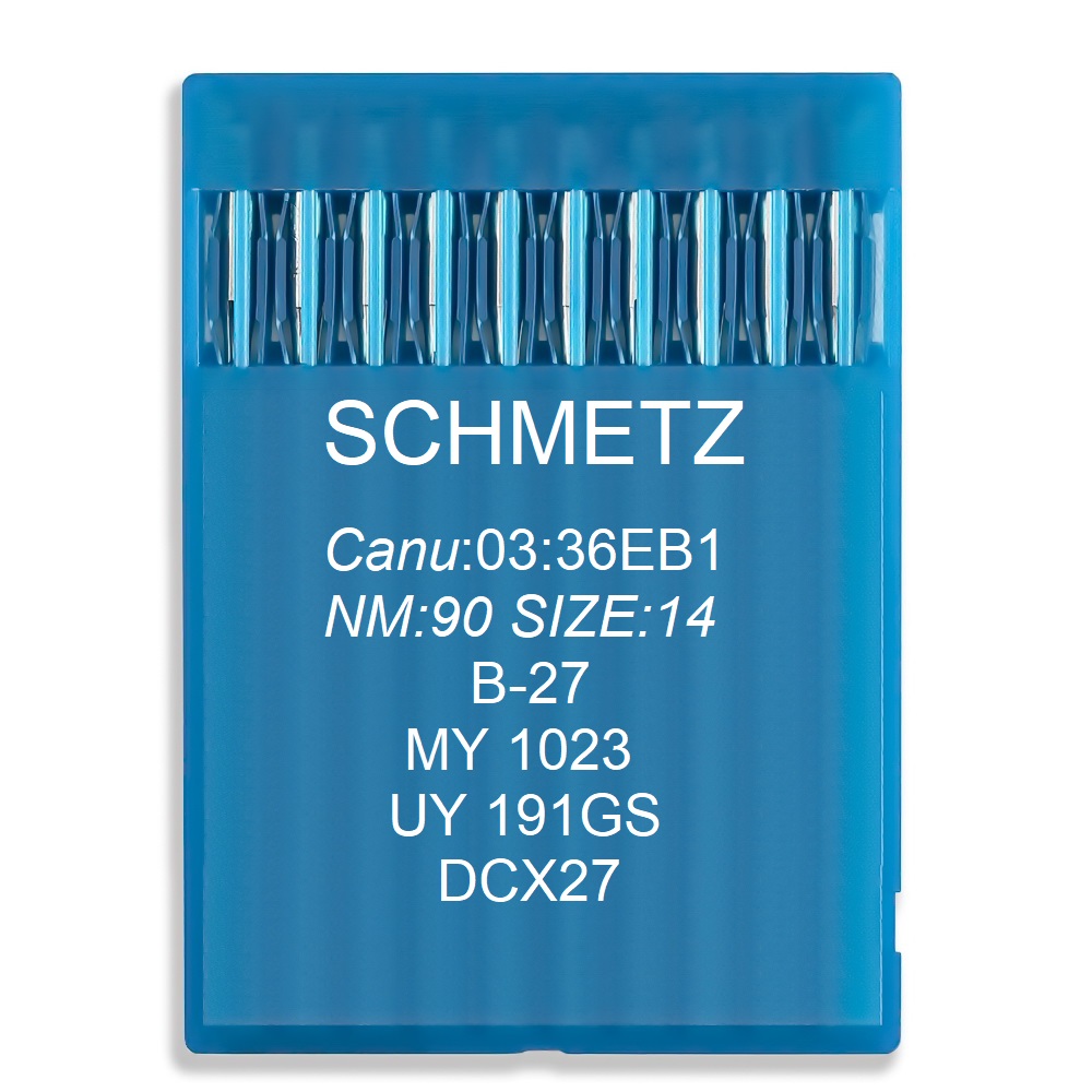 игла Schmetz B-27, MY 1023, UY 191 GS, DCx27 № 90 10 шт